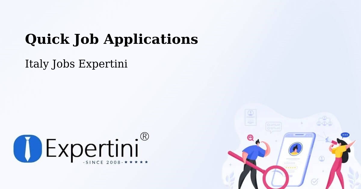 Quick Apply Feature – Ramacca - Italy Jobs Expertini