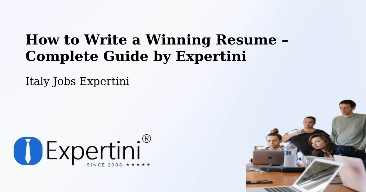 Resume Writing Guide for Job Seekers – Ramacca - Ramacca, Italy Jobs Expertini